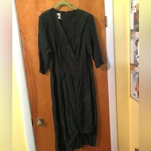 Dark green dress